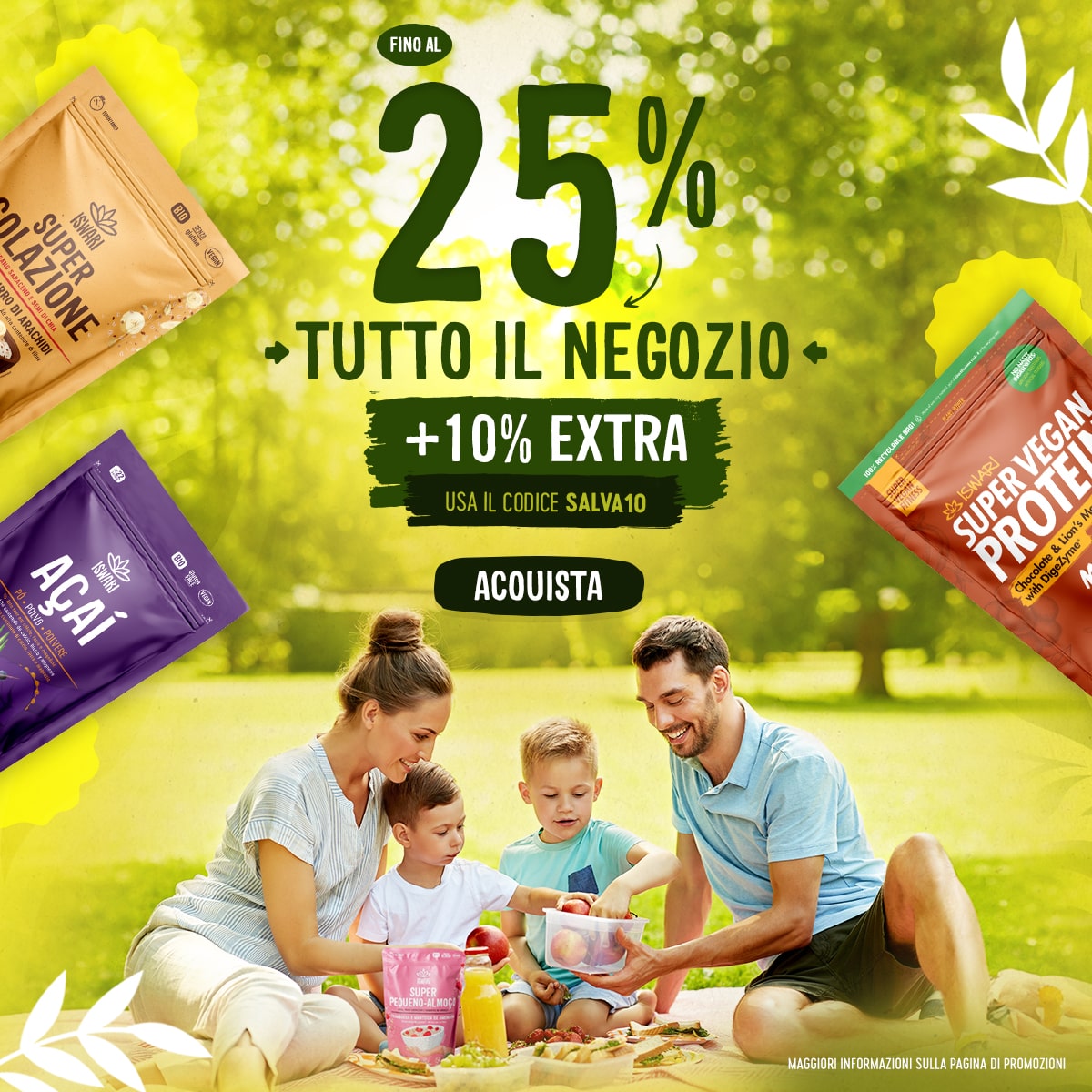 Fino al 25% in tutto il negozio + 10% EXTRA (SALVA10)